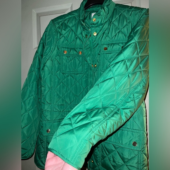 Charter Club Women's Quilted Collared Jacket Size Large - Picture 10 of 13